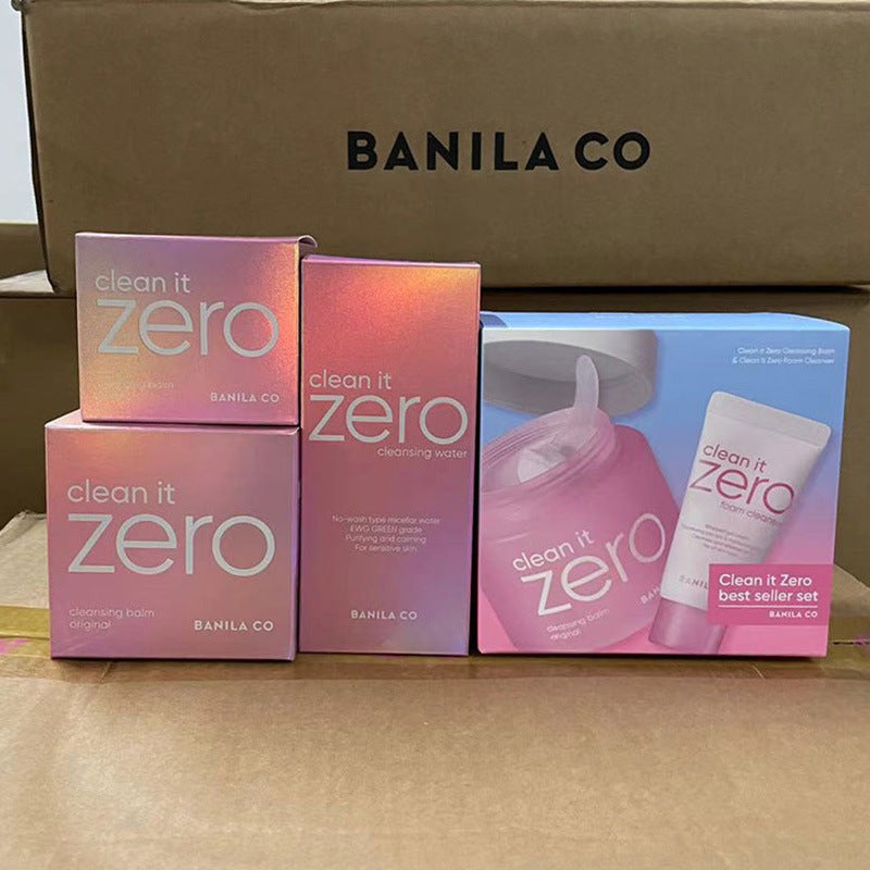 Korean Banila Co Makeup Remover Cream zero Sample7ml Medium Sample25ml Deep Cleansing Makeup Remover Portable Travel Size