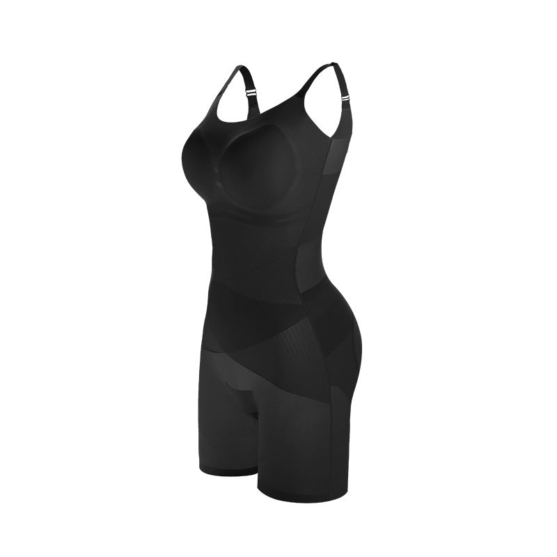 Summer Ultra-Thin Nude Shaping Bodysuit No Bra Needed Seamless Breathable Tummy Control Butt Lift Body Shaping Tight Bodysuit