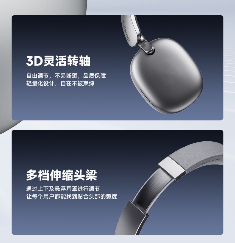 Lenovo TH60Bluetooth Headset Active Noise Cancelling High-Quality Sound Gaming Positioning Long Battery Life Computer Headset for Men
