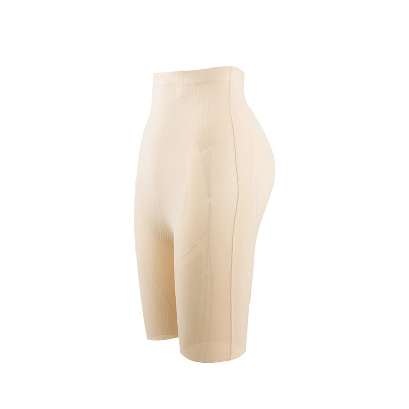 【7A Antibacterial】High Waist Shaping Pants Ice Silk Seamless Tummy Control Pants Women's Thin Tummy Control Waistband Underwear Safe