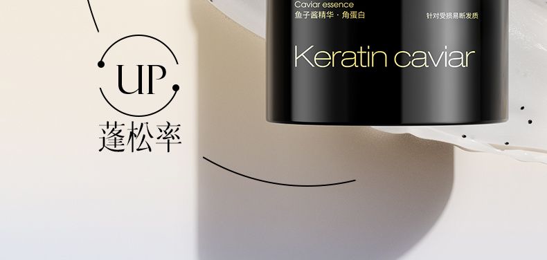 Vitex Caviar Keratin Hair Mask Repair Dry Frizzy Moisturizing Perm Damage Smooth Fragrant Hair Conditioner