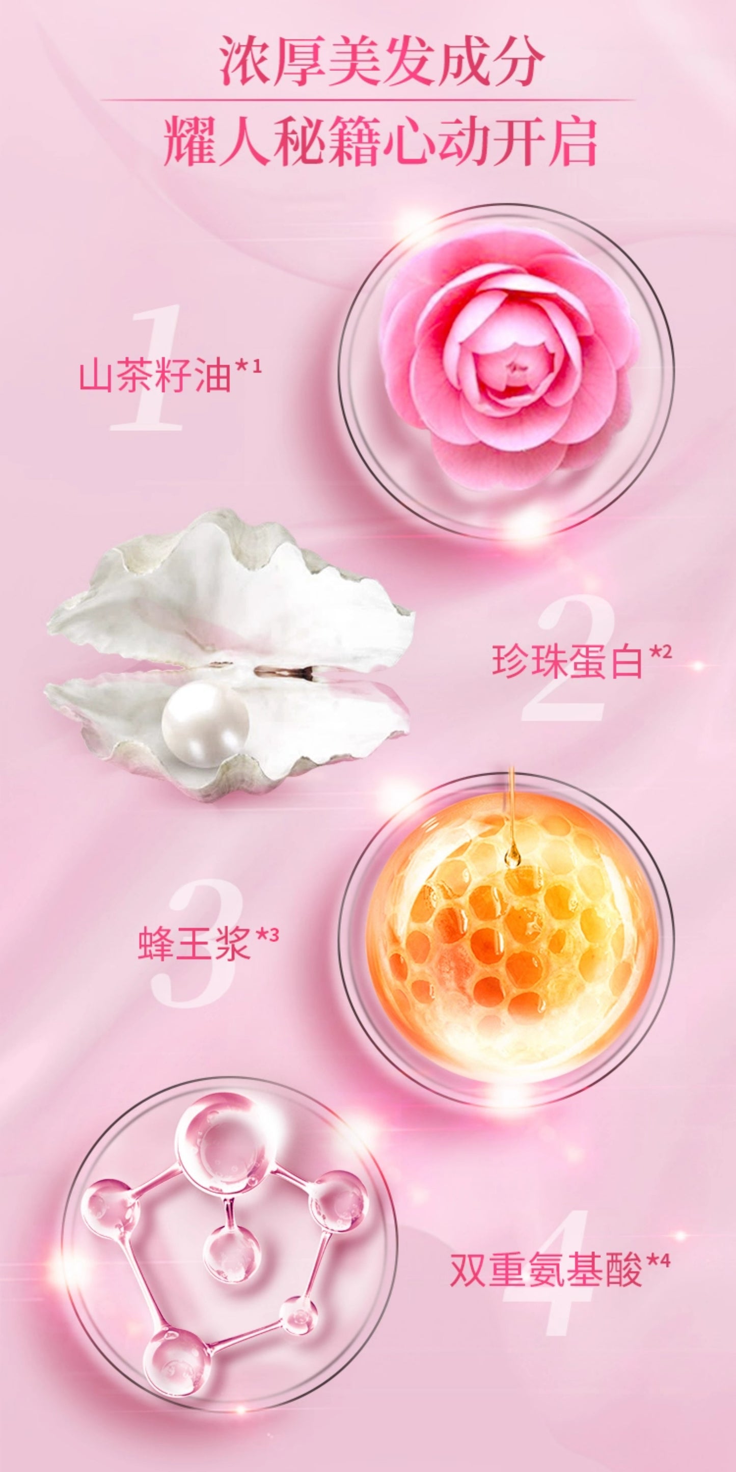 Silk Beiqi Ultimate Care Multi-Effect Hair Mask Pink Edition180g*3