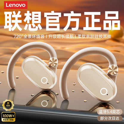 Lenovo Bone Conduction Bluetooth Earphones2025New ear-hook style high-quality long-lasting sports running EA366