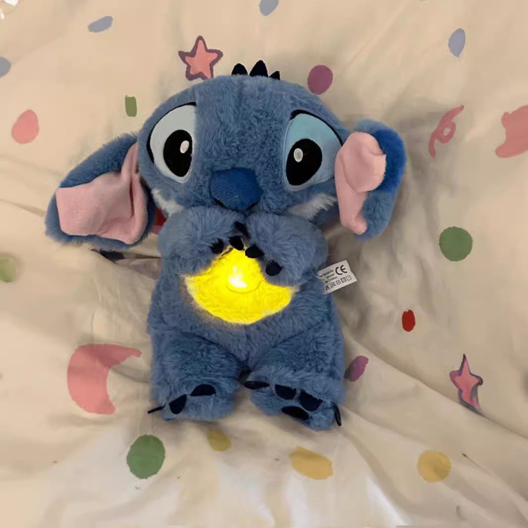 Cross-Border Hot-Selling Stitch Plush Toy with Air-Effected Ears, Breathable Plush Toy, In-Stock, Soothing Sleep Aid, Wholesale