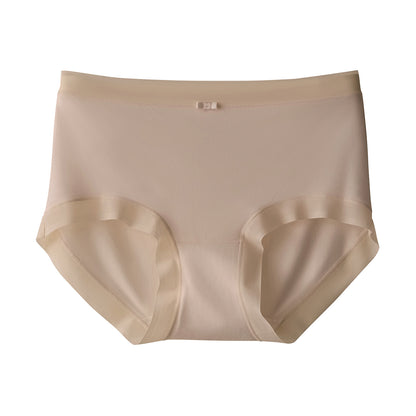 Cerotich 80S Ultra-fine Mulberry Silk Barely-there Feel Women's Underwear Modal Comfortable Solid Color Anti-exposure Briefs