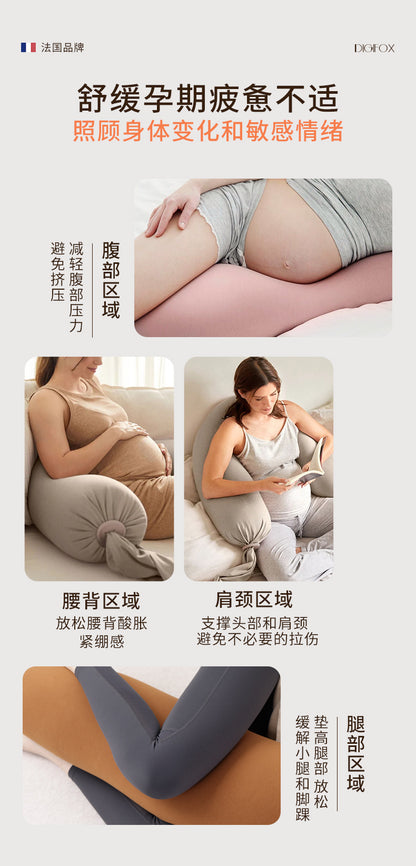 Pregnancy pillow eps Particle Filled Pregnancy Pillow Silicone Buckle Adjustable Nursing Pillow Waist Support Belly Support Pregnancy Pillow