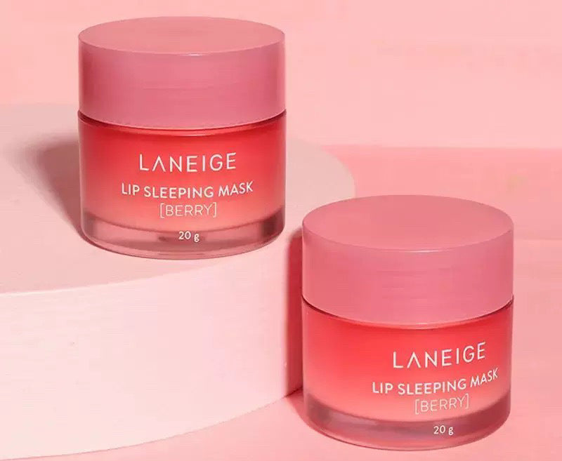 Korean Lan Zhi Lip Mask20g Night Repair Moisturizing Lip Balm3g Moisturizing and Hydrating Strawberry Jelly Lip Mask