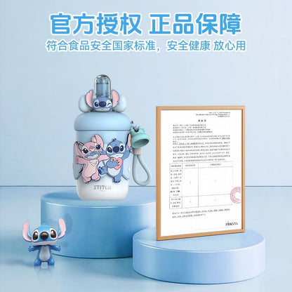 Aikes Disney Stitch Summer Children's Girls High-Value Water Cup Student-Specific Compact Portable Water Cup