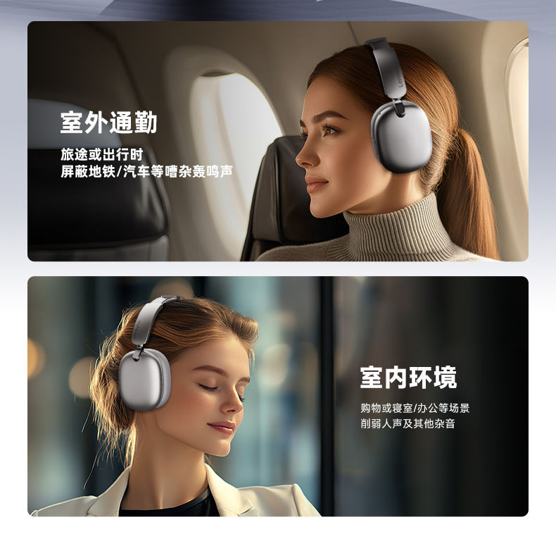 Lenovo TH60Bluetooth Headset Active Noise Cancelling High-Quality Sound Gaming Positioning Long Battery Life Computer Headset for Men
