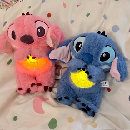 Cross-Border Hot-Selling Stitch Plush Toy with Air-Effected Ears, Breathable Plush Toy, In-Stock, Soothing Sleep Aid, Wholesale