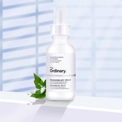 【Bonded Straight Hair】The Ordinary10%Nicotinamide+1%Zinc Essence Brightens and Lightens Acne Scars30ml