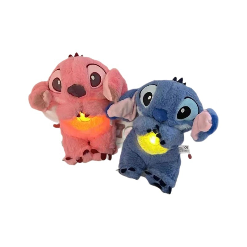 Cross-Border Hot-Selling Stitch Plush Toy with Air-Effected Ears, Breathable Plush Toy, In-Stock, Soothing Sleep Aid, Wholesale