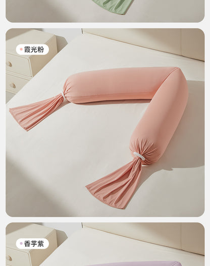 October Crystal Pregnancy Pillow Waist Support Belly Support Multifunctional Side Sleeping Side Lying Hugging Pillow Pregnancy Sleeping Maternity Waist Pillow Cushion
