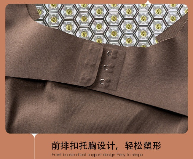 Autumn Winter New Push Up Tummy Control Hip Lift Bodysuit Extended Version Front Button Back Support Design Zero Pressure Light Shaping Garment