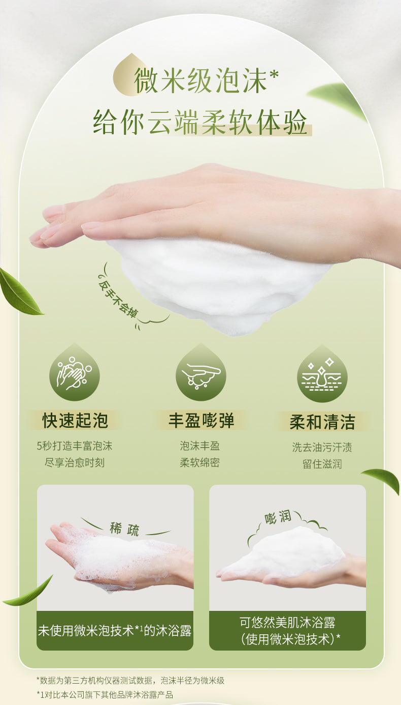 【Ding Yuxi Same Style】Keyouran Shower Gel for Men Family Pack Women Large Yellow Bottle Shower Lotion Fragrance Foam