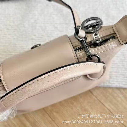 New Longchamp Xtra Mini Dumpling Bag Cowhide Shoulder Crossbody Bag Women's Bag mini Handheld Crossbody Dumpling Bag