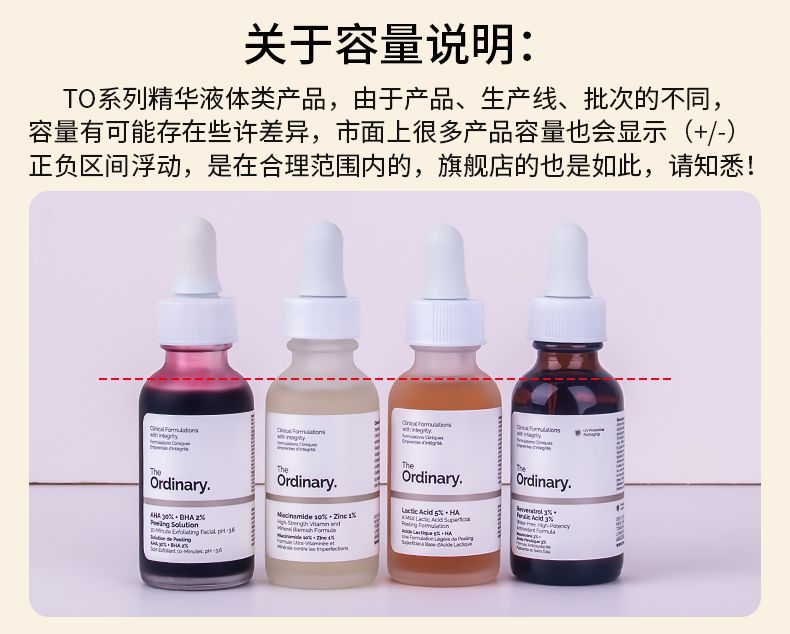 【Bonded Straight Hair】The Ordinary10%Nicotinamide+1%Zinc Essence Brightens and Lightens Acne Scars30ml