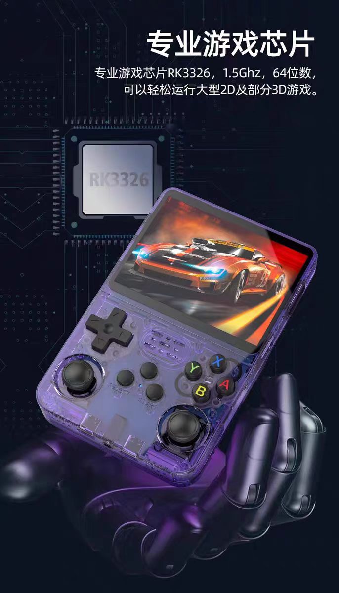 Cross-border new arrival R36S Hd PS1Large Screen Handheld Console PSP Retro Portable Arcade Game GBA Handheld Game Console
