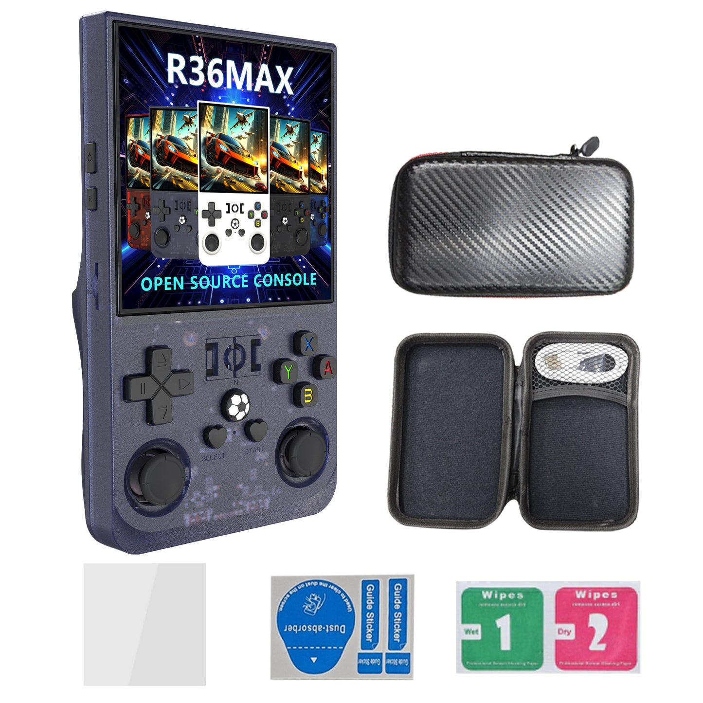 Cross-Border R36MAX Open Source Handheld Game Console4.0Large Screen HD Retro Portable Device PSP Game Console