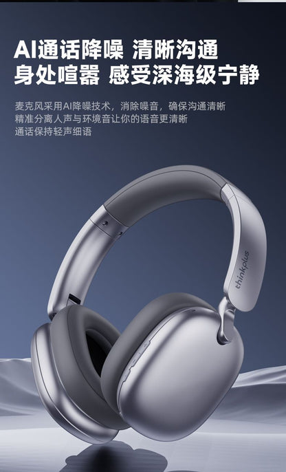 Lenovo TH60Bluetooth Headset Active Noise Cancelling High-Quality Sound Gaming Positioning Long Battery Life Computer Headset for Men