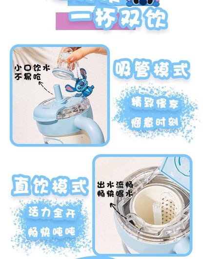 Disney Genuine Stitch Insulated Cup2025New Women's Ice Cup Water Cup Straw Large Capacity Birthday Gift