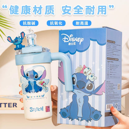 Disney Genuine Stitch Insulated Cup2025New Women's Ice Cup Water Cup Straw Large Capacity Birthday Gift