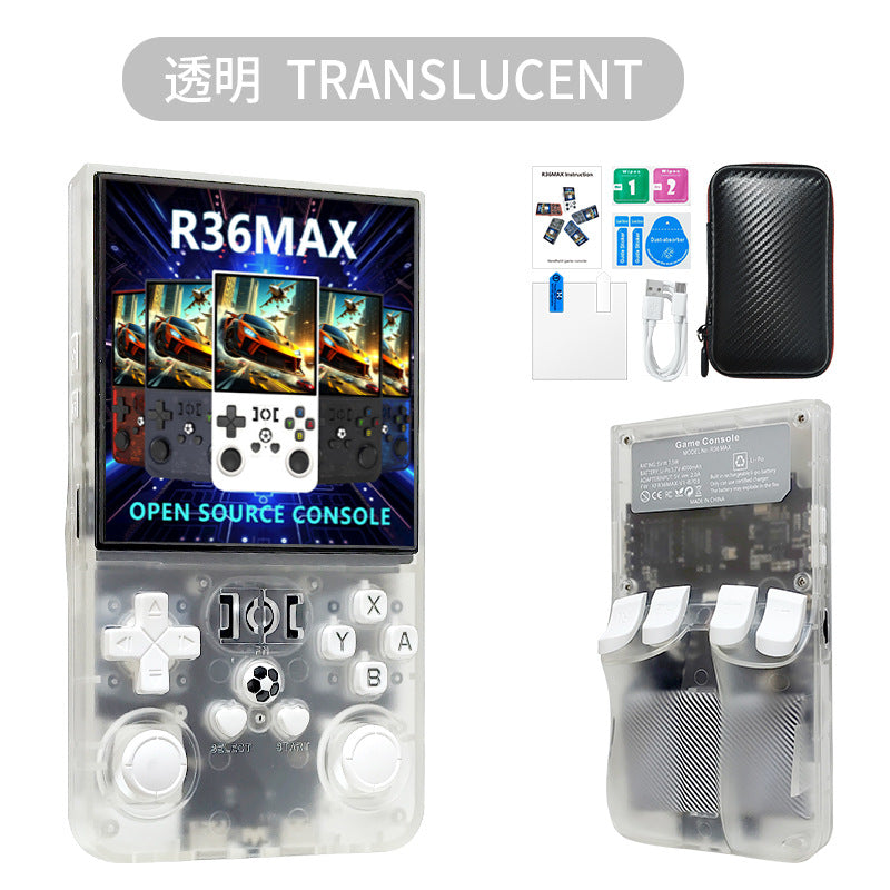 Cross-Border R36MAX Open Source Handheld Game Console4.0Large Screen HD Retro Portable Device PSP Game Console