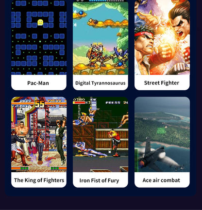New X80Game Console7Inch PSP Handheld Console High Definition Large Screen with Card Slot GBA Classic Arcade Convenient Handheld Console