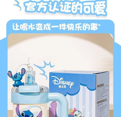Disney Genuine Stitch Insulated Cup2025New Women's Ice Cup Water Cup Straw Large Capacity Birthday Gift