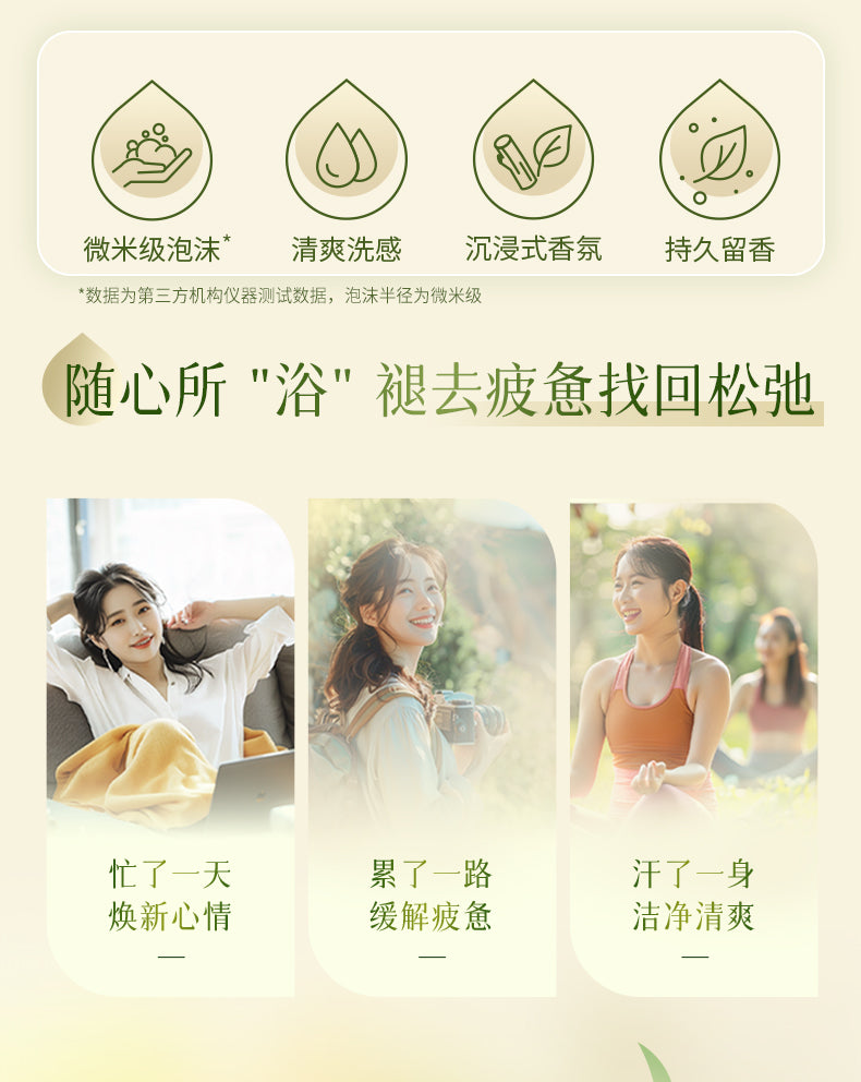 【Ding Yuxi Same Style】Keyouran Shower Gel for Men Family Pack Women Large Yellow Bottle Shower Lotion Fragrance Foam