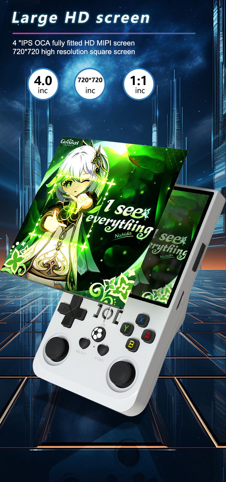 Cross-Border R36MAX Open Source Handheld Game Console4.0Large Screen HD Retro Portable Device PSP Game Console