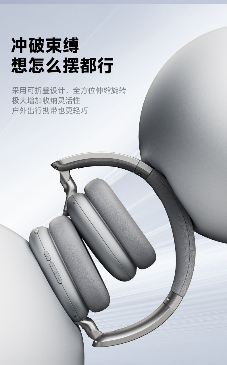 Lenovo TH60Bluetooth Headset Active Noise Cancelling High-Quality Sound Gaming Positioning Long Battery Life Computer Headset for Men