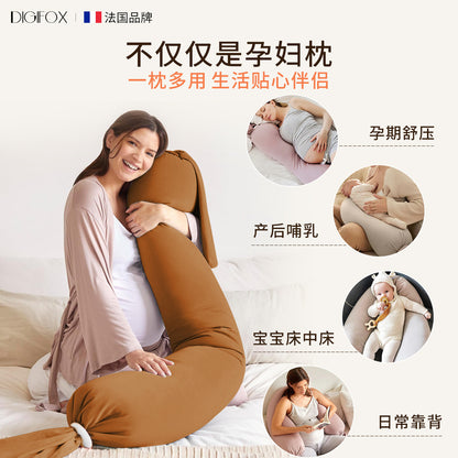 Pregnancy pillow eps Particle Filled Pregnancy Pillow Silicone Buckle Adjustable Nursing Pillow Waist Support Belly Support Pregnancy Pillow