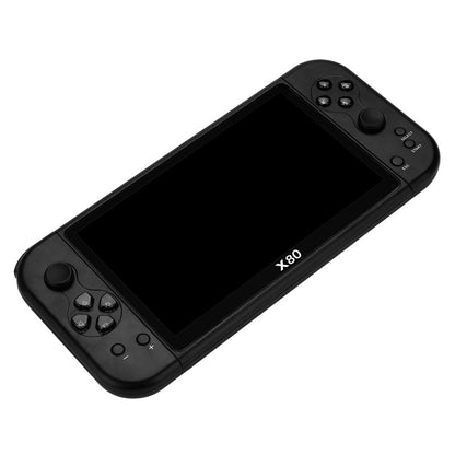 New X80Game Console7Inch PSP Handheld Console High Definition Large Screen with Card Slot GBA Classic Arcade Convenient Handheld Console