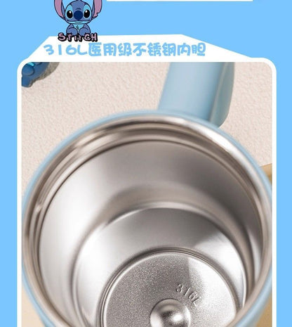 Disney Genuine Stitch Insulated Cup2025New Women's Ice Cup Water Cup Straw Large Capacity Birthday Gift