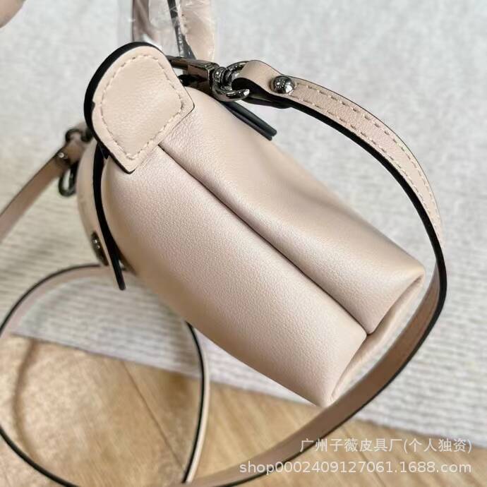 New Longchamp Xtra Mini Dumpling Bag Cowhide Shoulder Crossbody Bag Women's Bag mini Handheld Crossbody Dumpling Bag