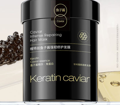 Vitex Caviar Keratin Hair Mask Repair Dry Frizzy Moisturizing Perm Damage Smooth Fragrant Hair Conditioner
