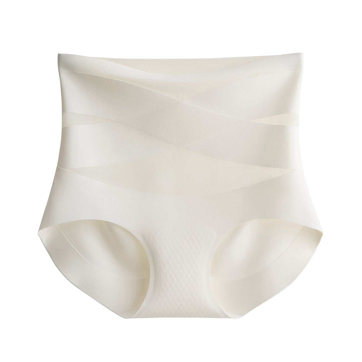 Cerotich7A Antibacterial Seamless Peach Hip Lift Tummy Control Women's High Waist Underwear Modal Crotch Triangle Panties