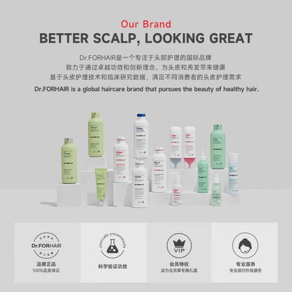 Dr.FORHAIR Oil Control Fluffy Shampoo Refreshing Oil Removal Deep Anti-Dandruff Unisex Genuine Shampoo