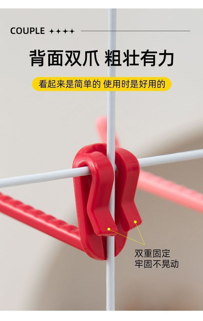 New Universal Mesh Grid Hooks Iron Wire Mesh Diamond Grid Hooks Supermarket Night Market Display Hooks