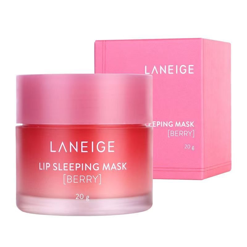 Korean Lan Zhi Lip Mask20g Night Repair Moisturizing Lip Balm3g Moisturizing and Hydrating Strawberry Jelly Lip Mask