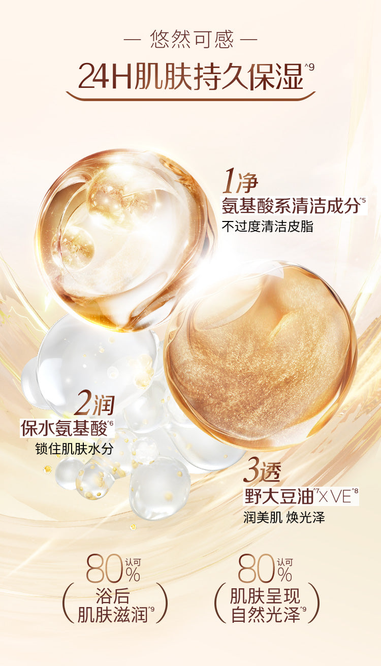【Ding Yuxi Same Style】Keyouran Shower Gel for Men Family Pack Women Large Yellow Bottle Shower Lotion Fragrance Foam