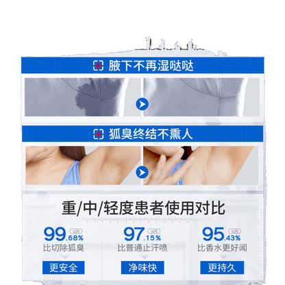 Huamel Department16%Tetrafluoroaluminum Zirconium Antiperspirant Underarm Deodorant Non-Spray Odor Removal Roll-On Official