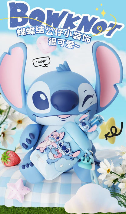 Aikes Disney Stitch Summer Children's Girls High-Value Water Cup Student-Specific Compact Portable Water Cup