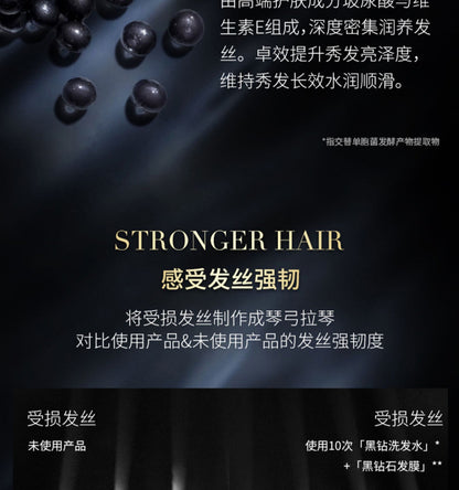 Wholesale Brand Jia Shi Ni Black Diamond Caviar Hydrating Hair Mask Smooth and Smooth Repair Dry and Frizzy Hair