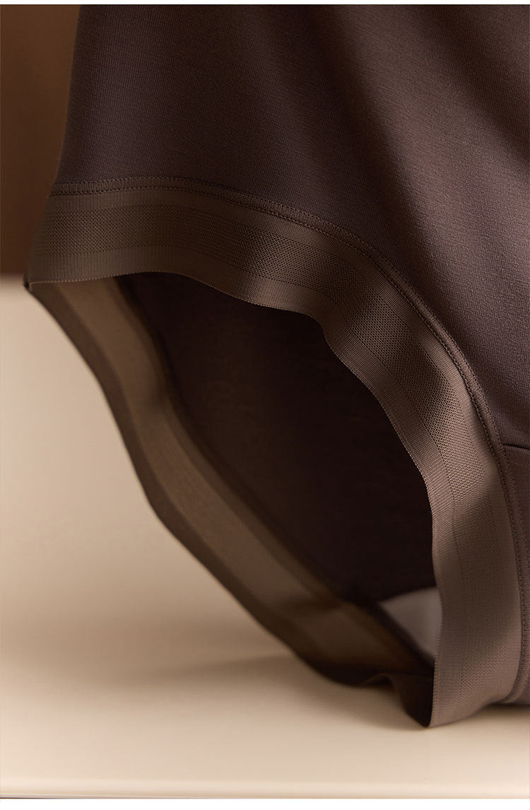 Cerotich 80S Ultra-fine Mulberry Silk Barely-there Feel Women's Underwear Modal Comfortable Solid Color Anti-exposure Briefs