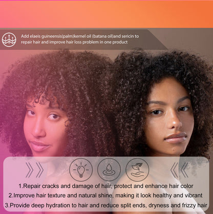Batana Oil for Hair Growth Batahana Oil Conditioner Moisturizing Repair Strengthening Anti-Hair Loss Dense Hair