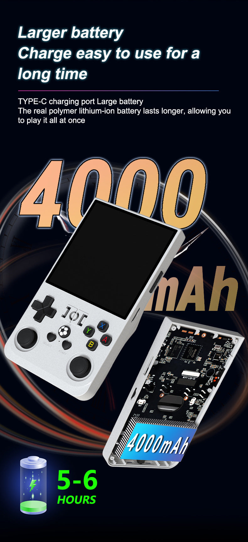 Cross-Border R36MAX Open Source Handheld Game Console4.0Large Screen HD Retro Portable Device PSP Game Console