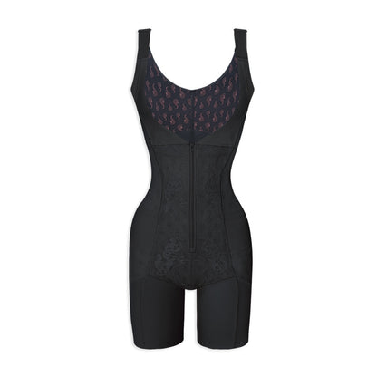 Live Streaming Hot Item Butt-Lifting Seamless Shaping Bodysuit Nylon Push-Up Chest Support Tummy Control Zipper Body Shaper