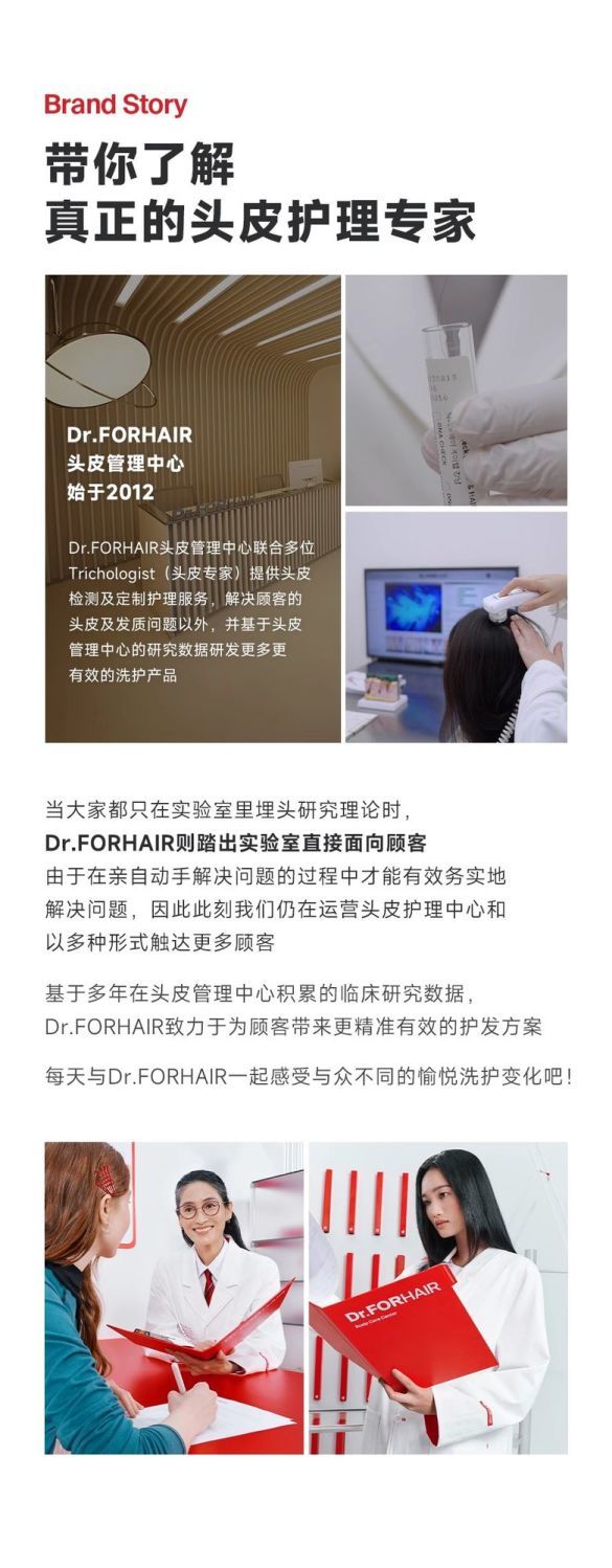 Dr.FORHAIR Oil Control Fluffy Shampoo Refreshing Oil Removal Deep Anti-Dandruff Unisex Genuine Shampoo